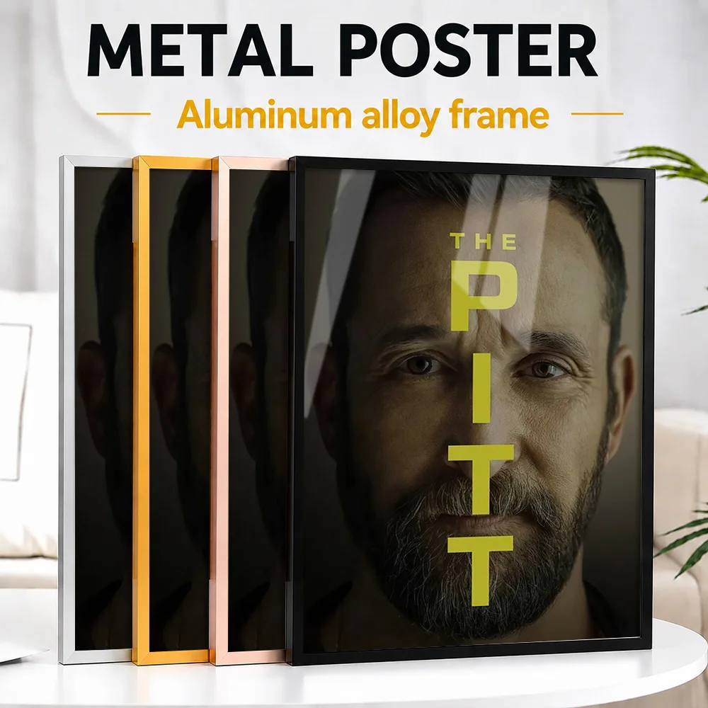 The Pitt Medical Drama Framed Metal Poster Customized Photographic Wall Art For Living Room And Home Office, Cinema Fan Gift