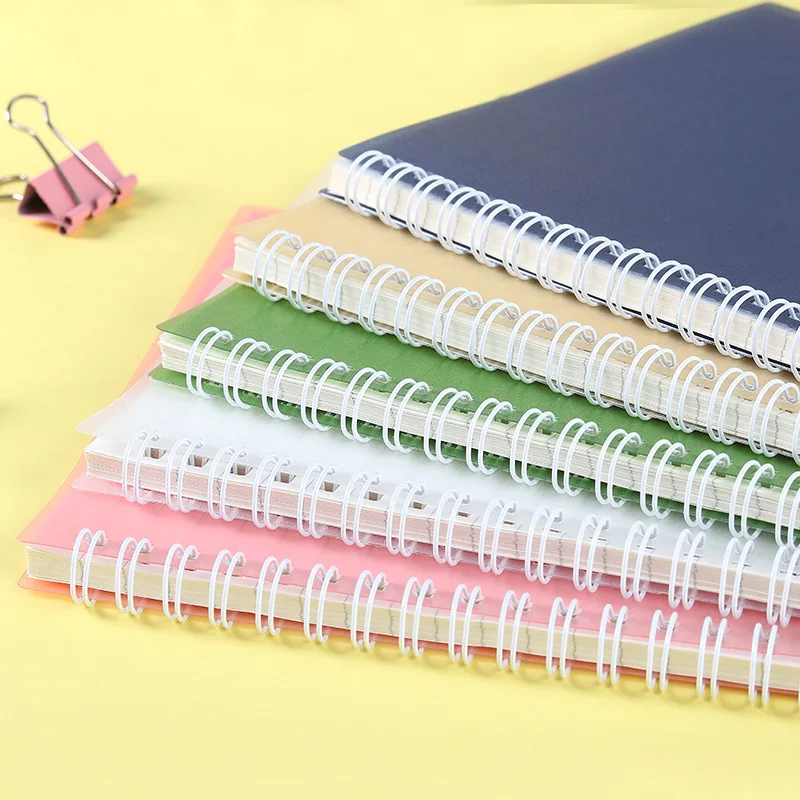 2023 Simple Notebook Coil Note Book No Hand Coil Notebook Stationery Small Fresh Diary Middle Coilless Journal Notebook