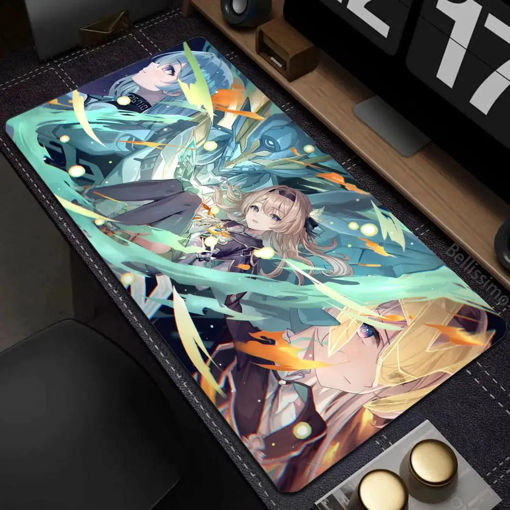 HD print Honkai Star Rail Firefly Computer Mouse Pad Desk Office Accessories Pc Cabinet Keyboard Gaming Mats Xxl Large Mause Pad