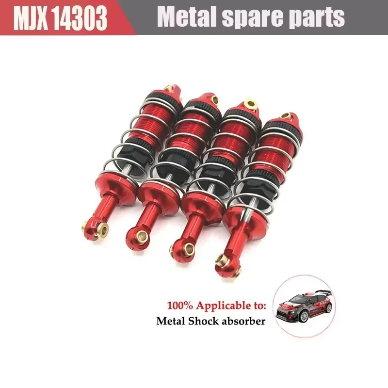 MJX Hyper Go 14301 14302 14303 RC coche copa de dirección de Metal juego de brazo oscilante superior e inferior soporte de torre de choque cuerpo post piezas de mejora