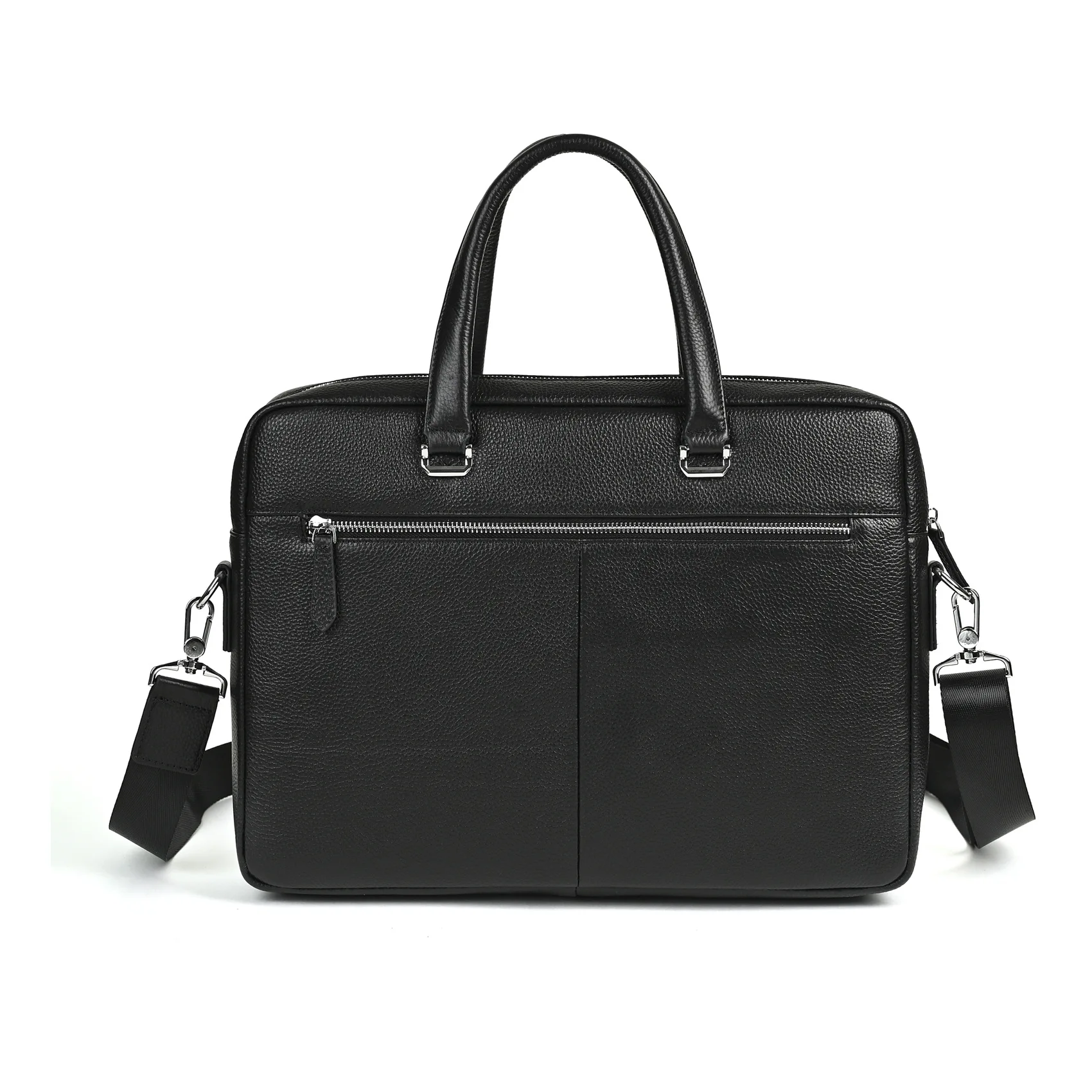 2025 جديد فاخر جلد طبيعي للرجال حقيبة متعددة الوظائف سعة كبيرة حقيبة لابتوب ركاب حقيبة يد حقيبة كتف مفردة