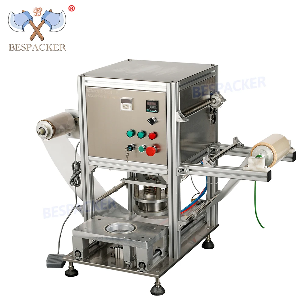 Macchina confezionatrice manuale per sigillare tazze di plastica usa e getta BZD-95B