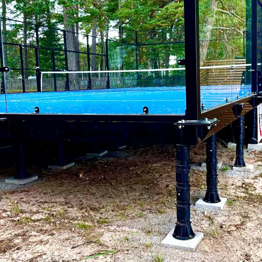 Factory Direct Padel Court Professional Panoramic Cage Tennis Court Outdoor Tempered Glass Squash Court