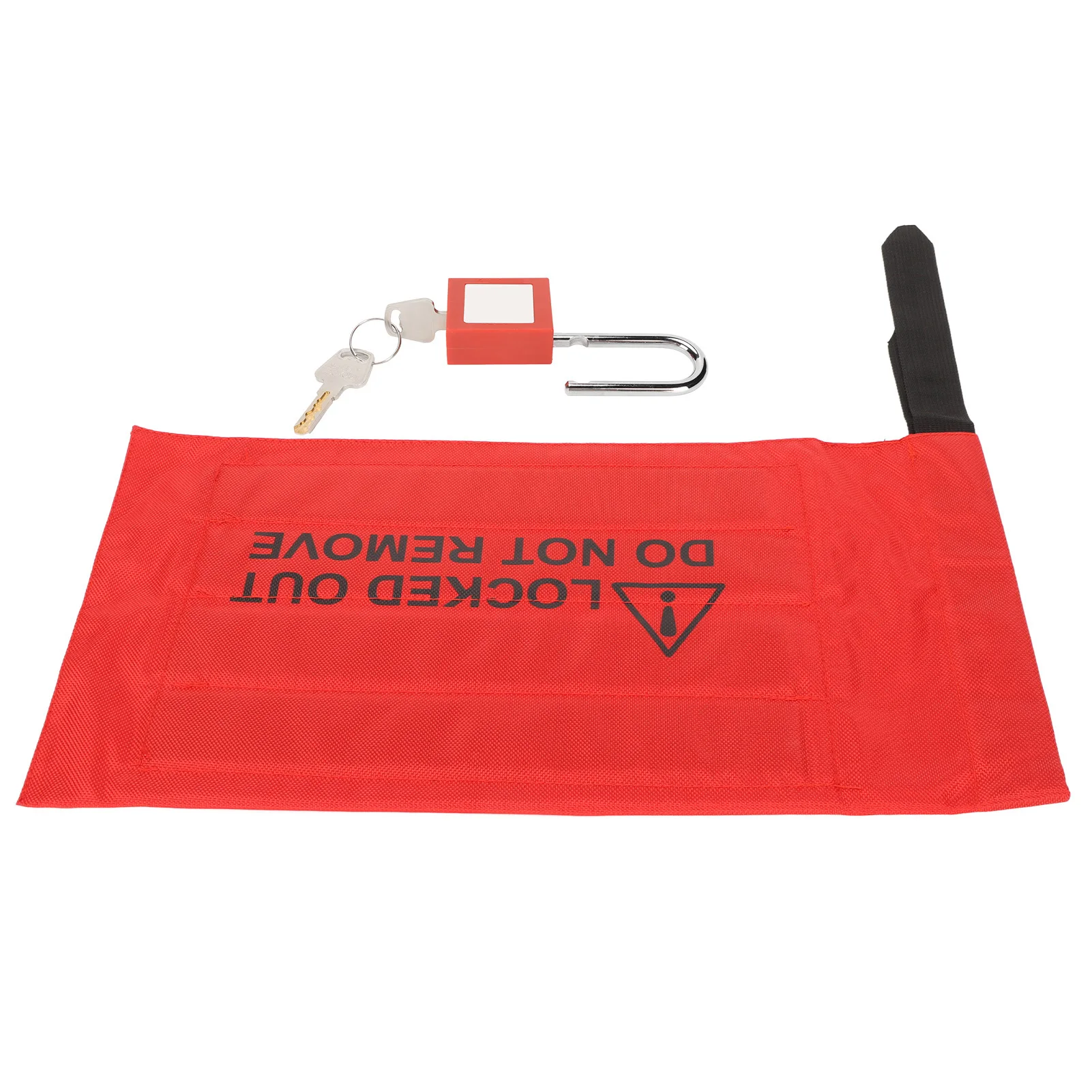 Tagout Lock High Security Reinforced Nylon PA Safety Padlock 38mm Shackle  Resistant for Industrial Electrical Equipment