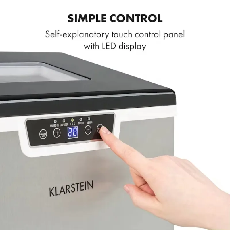 

Stainless Steel Household Automatic Compact Electric Ice Maker Machine