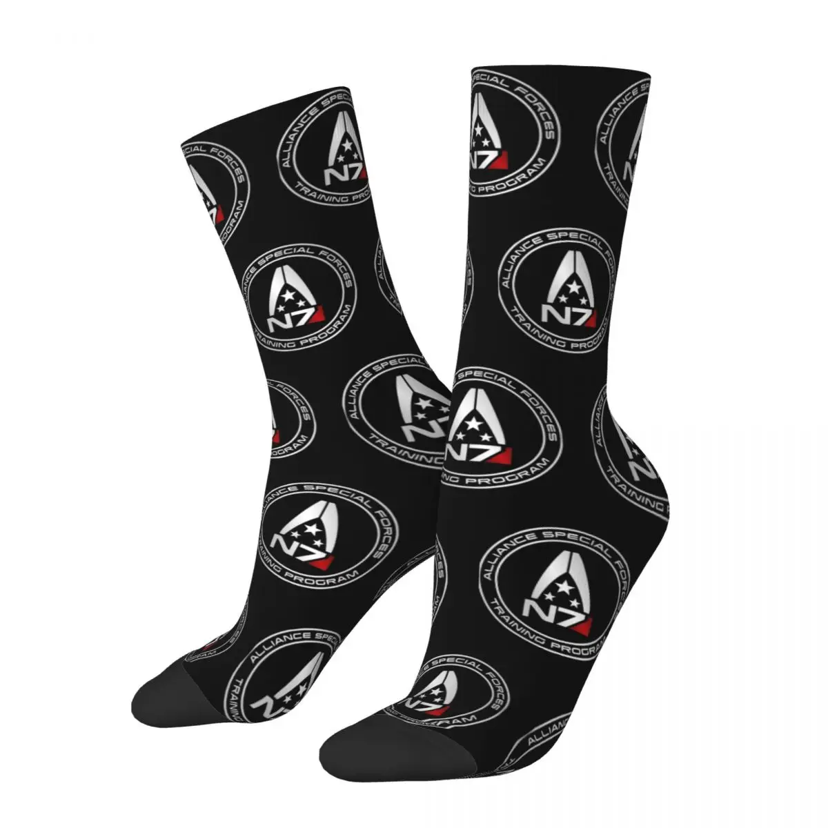 Mass Effect N7 Logo Socks Merch For Men Women Cozy Socks Super Soft Best Gift Idea