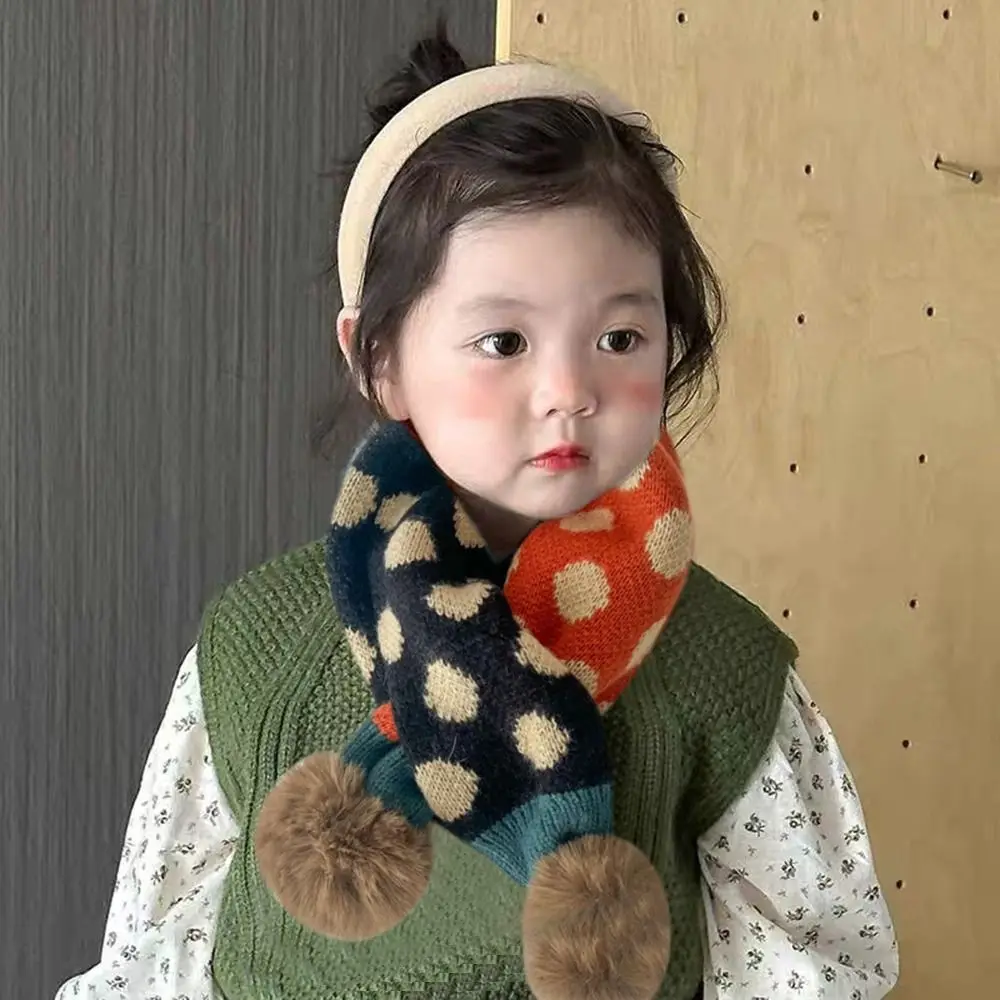 Neckerchief Thickening Thermal Neck Warmer Windproof Snap Fastener Children Winter Scarves Ski Motorcycle Scarf Autumn Winter