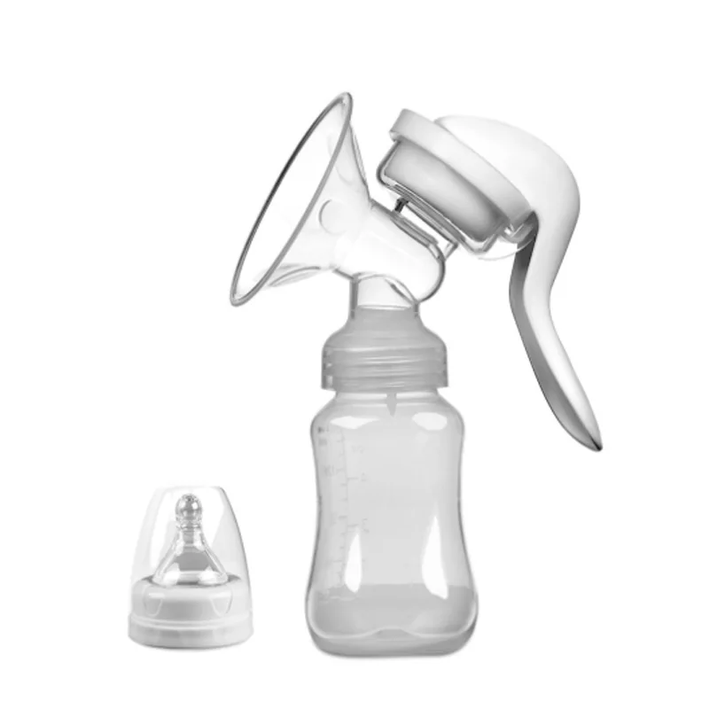 

Portable Manual Breast Pump Nipple Suction Silent Milk Bottle Sucking Milker Extractor Automatic Comfort Breastfeeding BPA Free