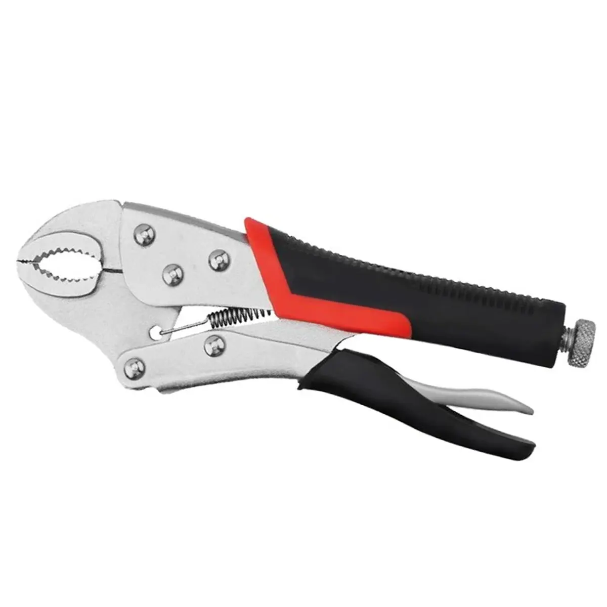 DT57 LATEST MODEL 5inch Locking Pliers Lock Pliers Curved Jaw Pliers Straight Long Nose Pliers Multi-Function Welding Tools