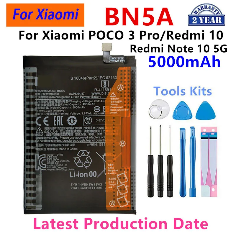 Orginal BM5A BM5F BM5J BN5A BN5D BN5E BN5H BN52 BP4K BP47 BP48 For Xiaomi Redmi Note 11 Pro 5G/ 11E Pro/Note 11 Pro /Note 11S image 2