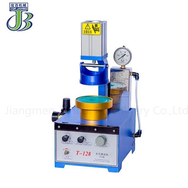 Testador de pressão hidráulica pneumática para material impermeável