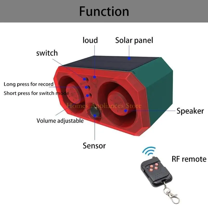 D0AB SOLAR تعمل بالطاقة الشمسية المليئة بالحيوانات في الهواء الطلق مسامير طفر