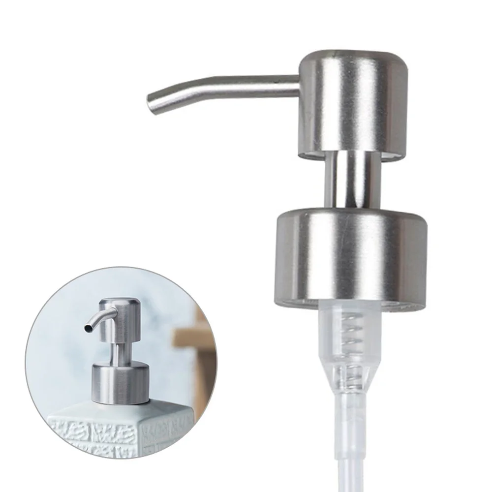 

Liquid Dispenser 304 Stainless Steel Hand Soap Accessories Nozzle for Bathroom Kitchen Foam Soap Products Shampoo Bathroom