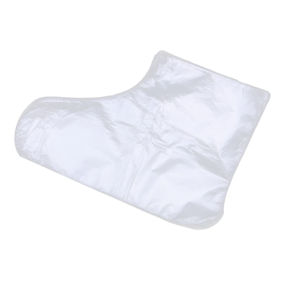 

500pcs Disposable Transparent Film Foot Covers Clear Booties for Pedicure Salon Use Thin Protective Gloves One-off