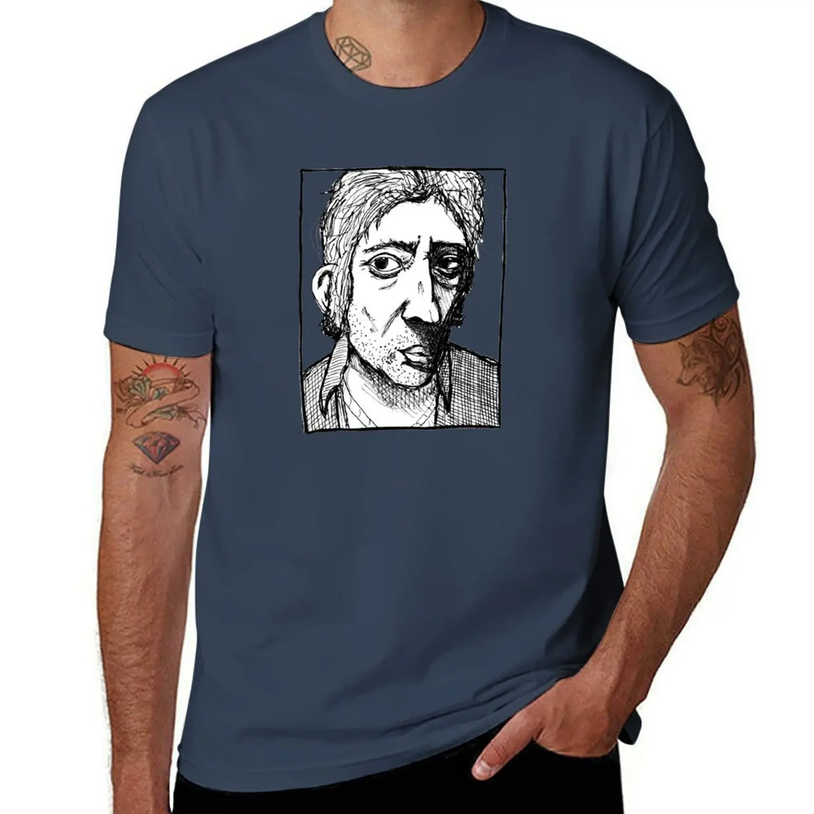 Gainsbourg Serge T-Shirt Basic Comfort Fit T-Shirt for Men