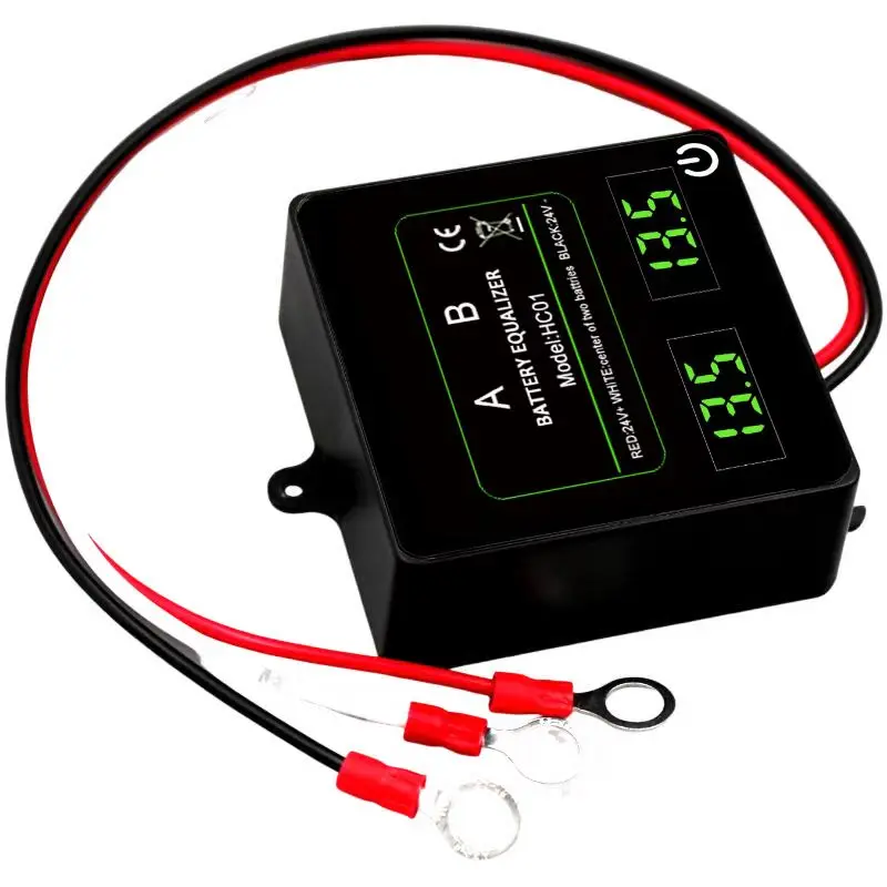 

HC01 Battery Equalizer 24V Flood AGM Lead Acid Batteries Bank Voltage Active Balancer Discharge Charger Regulator