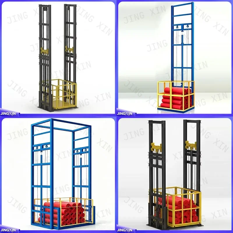 Custom for Hydraulic Freight Elevator Warehouse Logistics Loading Platform Interlocked Control Fixed Lifts Industrial Cargo
