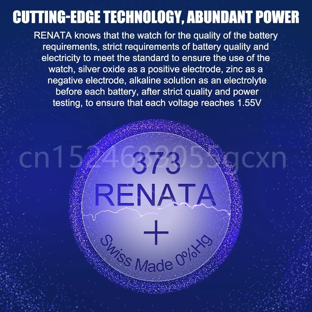 بطارية أكسيد الفضة Renata للتحكم عن بعد ، ساعة ، موازين ، آلة حاسبة ، SR916SW ، 48 ، LR916 ، SR68 ، V ، علامة تجارية جديدة ، أصلية