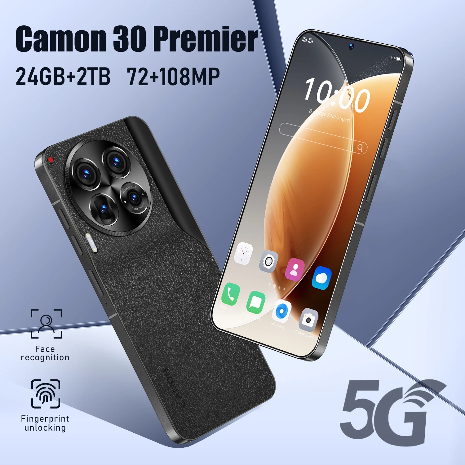 2025 Original Tablet Camon 30 Premier 7.38 inch HD 4K Android 14 22GB+1TB 8800mAh Battery 4G 5G Dual Sim Card WiFi GPS Google