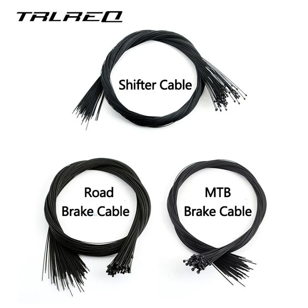 TRLREQ Coated Wire For Bicycle MTB Road Bike Shifter Brake Front Rear Derailleur Bike Transmission Shift Inner Core Wire Cycling