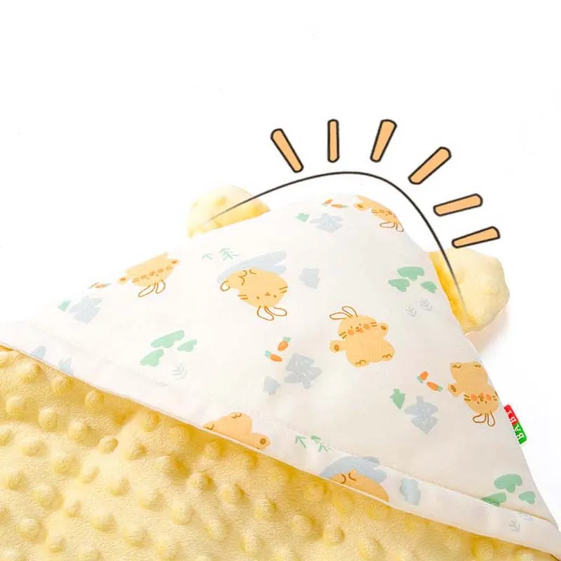 Inverno cobertores do bebê recém-nascido swaddle crianças bebês envoltório quente removível forro interno pequena colcha crianças saco de dormir com alças