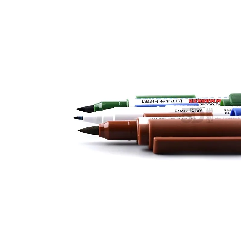 Spidol Mr.Hobby Model Warna Umum, Spidol Minyak, Spidol Berbasis Air, Spidol untuk Menyempurnakan Lukisan, Garis Kontur, Garis Menyala, Pena Pewarna