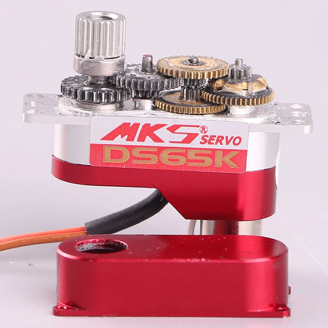 MKS DS65K Lichtgewicht Servo Holle Cup CNC Metalen Tand Motor 6.5g voor DLG Zweefvliegtuig 2.2KG Stuurinrichting Vliegtuigen model Accessoires