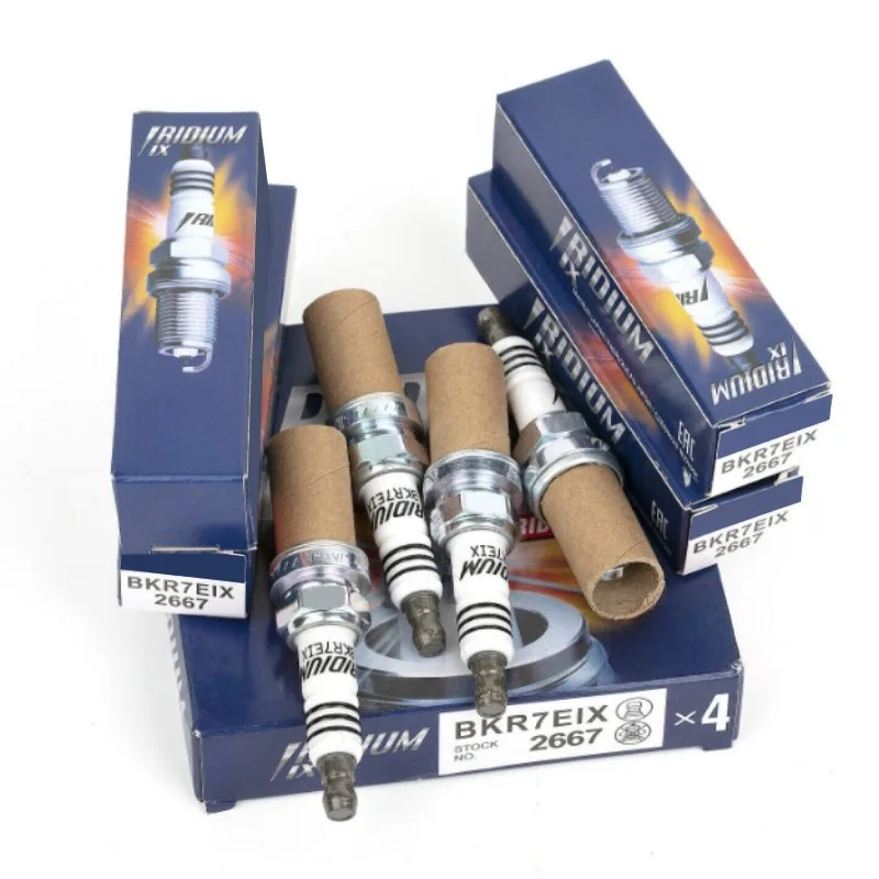

4/6Pcs 2667 BKR7EIX Iridium Spark Plug for VOLKSWAGEN BEETLE GOLF JETTA PASSAT TIGUAN 2.0L AUDI A3 A4 A5 A6 CAYMAN BOXSTER