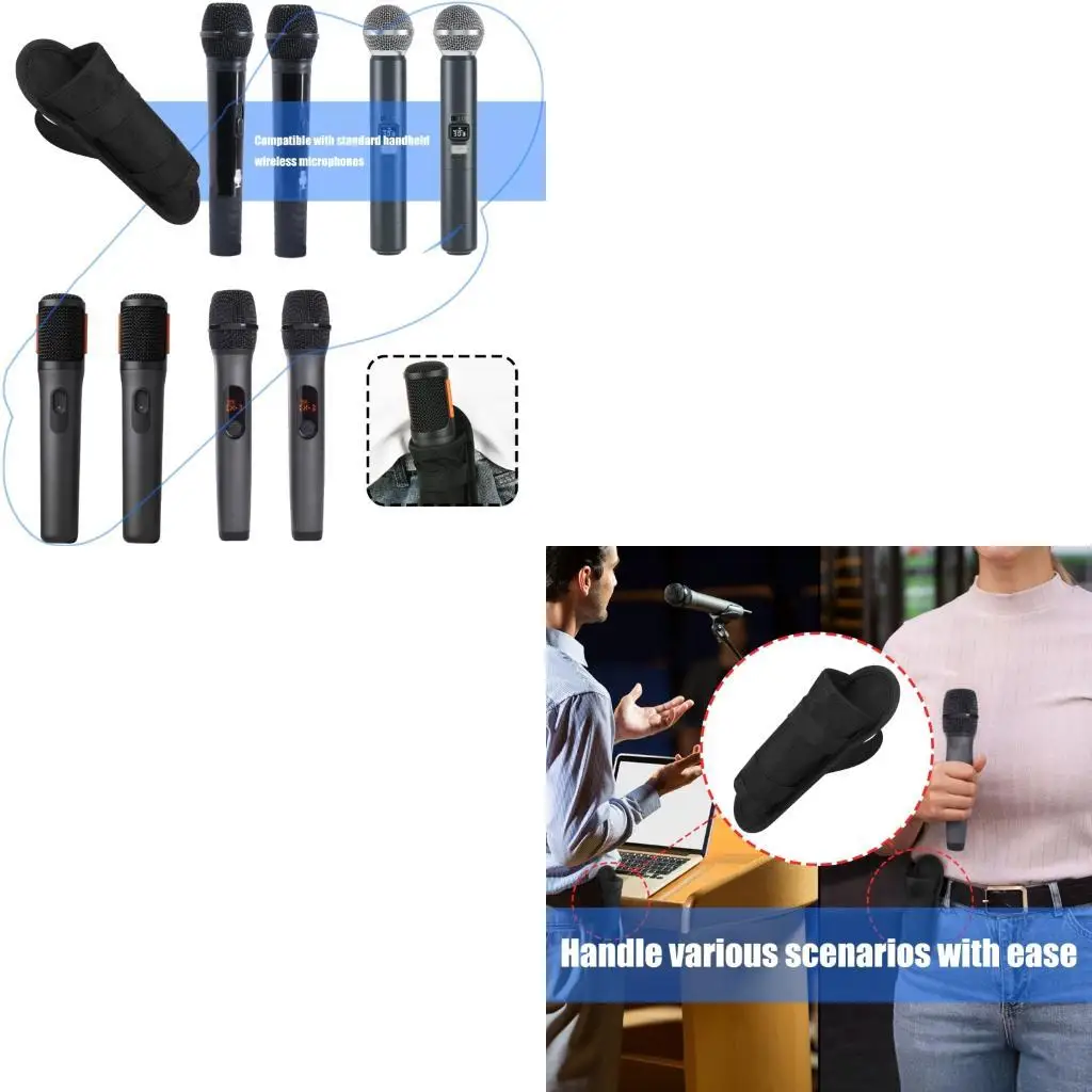 stockage microphone portable construit en tissu en nylon épaissis