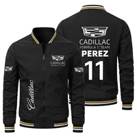 Nueva chaqueta sostenidora slim-line Cadillac F1 2026 Sigone Perez - Chaqueta Chico F1 Cadillac - Motocicleta al aire libre - Chaqueta de montar
