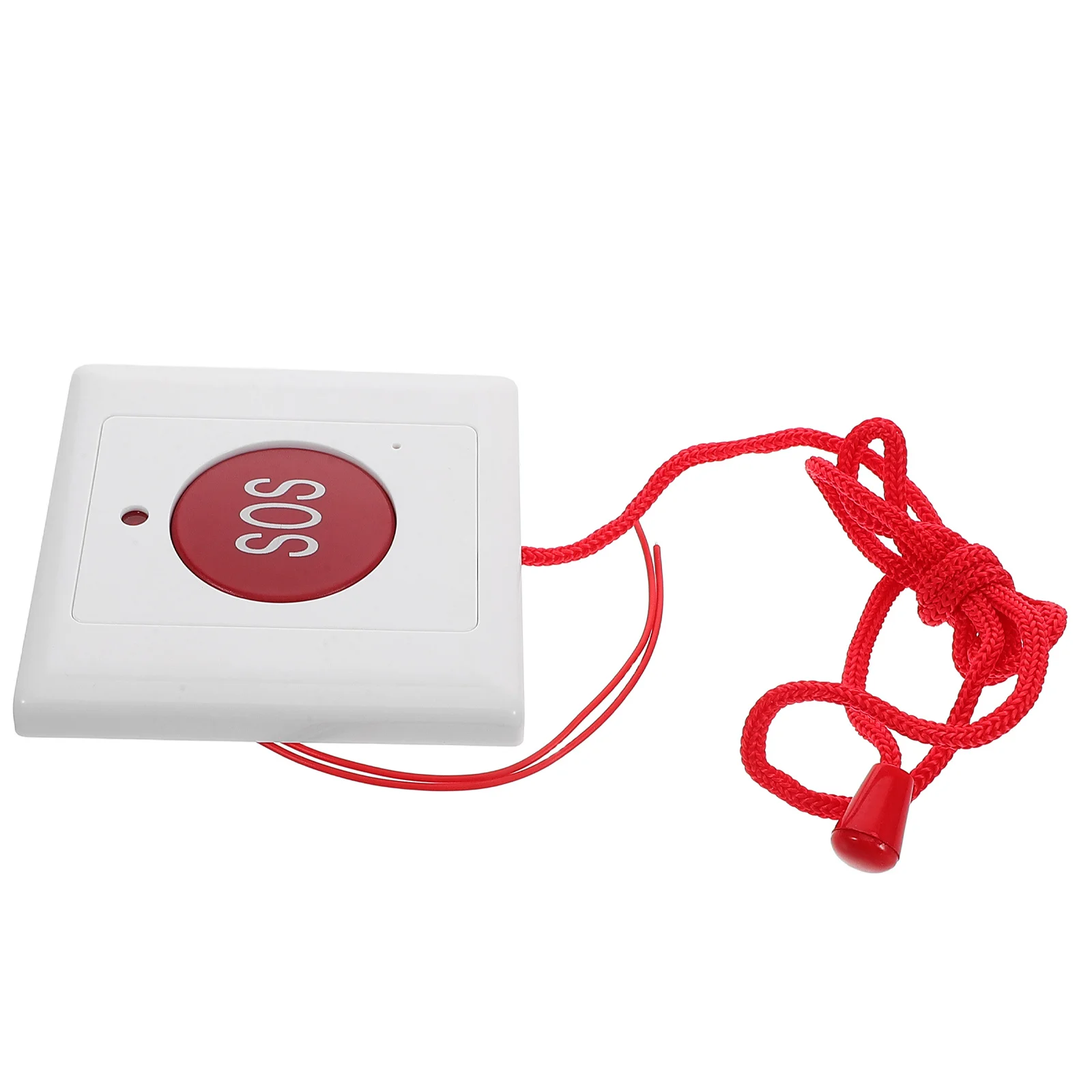 Call Button for Elderly Emergency Alert Device with Cord Wall Mount Bed Bell Portable Safety Tool for Home Use