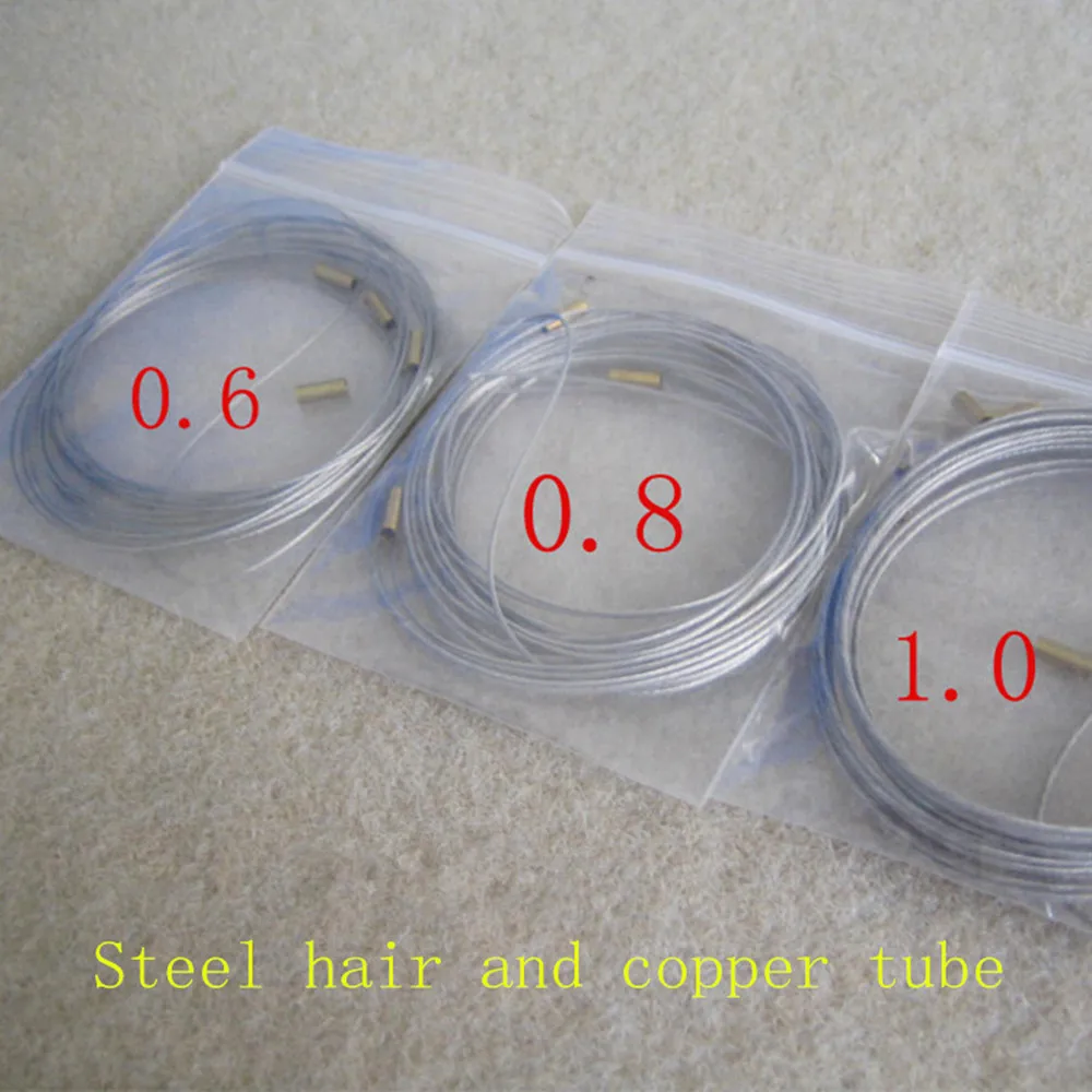 2PCS Steel/Copper Control Rods & Wei Tooth Pull for RC Fixed Wing Aircraft - Durable Aeromodelling Upgrade Parts