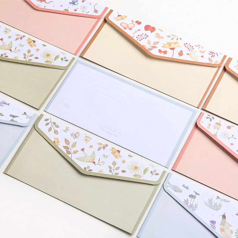 36pcs Envelope for Letters  Flowers Ins Retro Romance Envelopes for Invitations Wedding Greeting Card Letter Paper Stationery