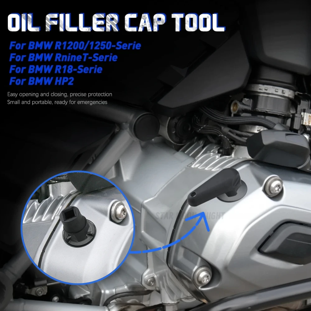 Motorcycle Engine Oil Filler Cap Tool Wrench Removal For BMW R1250GS R1200GS LC ADV R18 GS 1200 1250 R1200 R1250 R RT R NineT