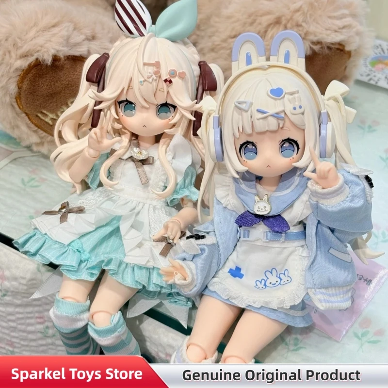 

Original Sugarygirls Series Blind Box Bjd Movable Dolls 1/8 Mjd Lovely Action Figure Desk Decor Trendy Toy Mystery Box Gifts