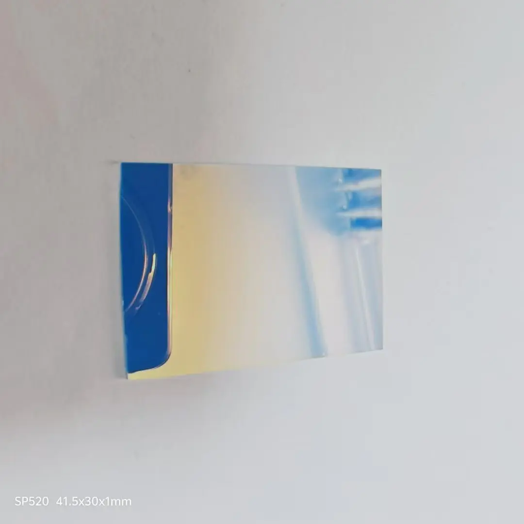 Verre filtrant IR pour appareil photo Sony CMOS, taille totale 41.5x30x1mm 388nm à 596nm, 2 pièces