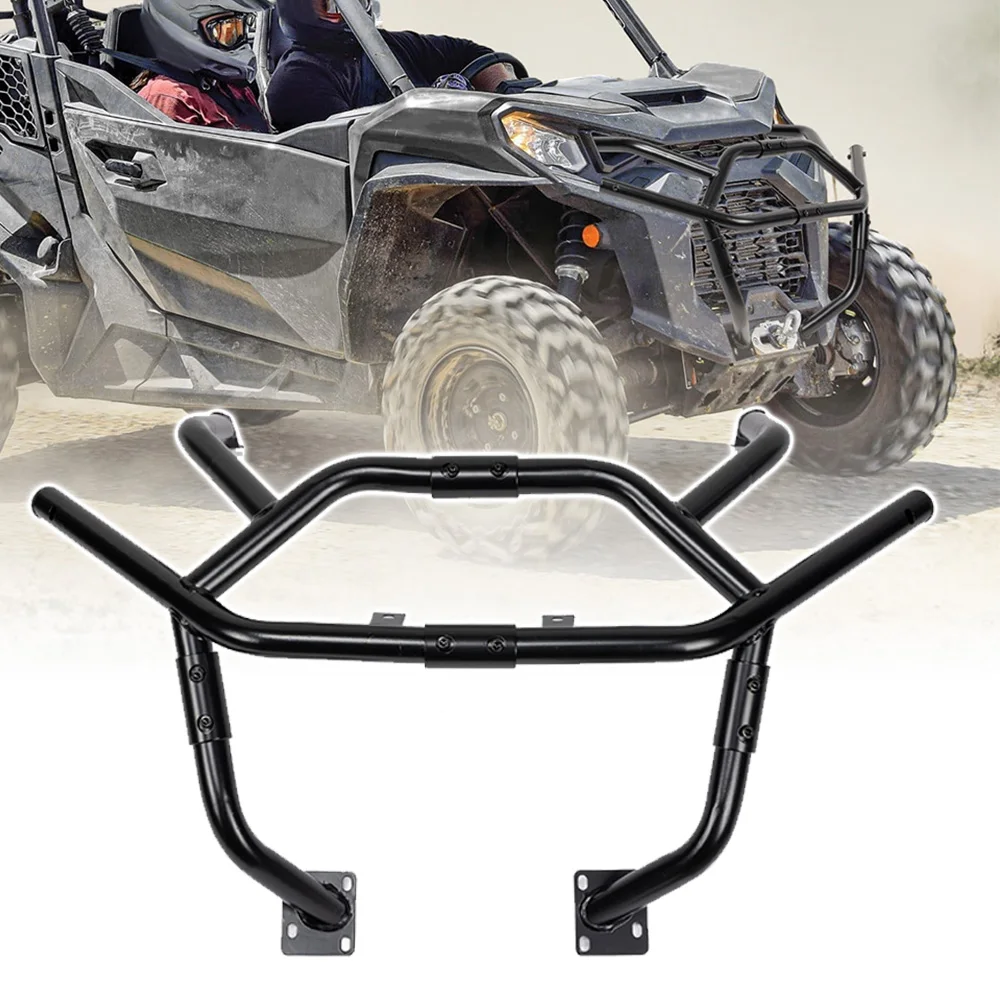 

Front Bumper Compatible with Can-Am Commander/Commander Max 2021-2024 Steel Bar Protector Combined Low Bumper 715007248