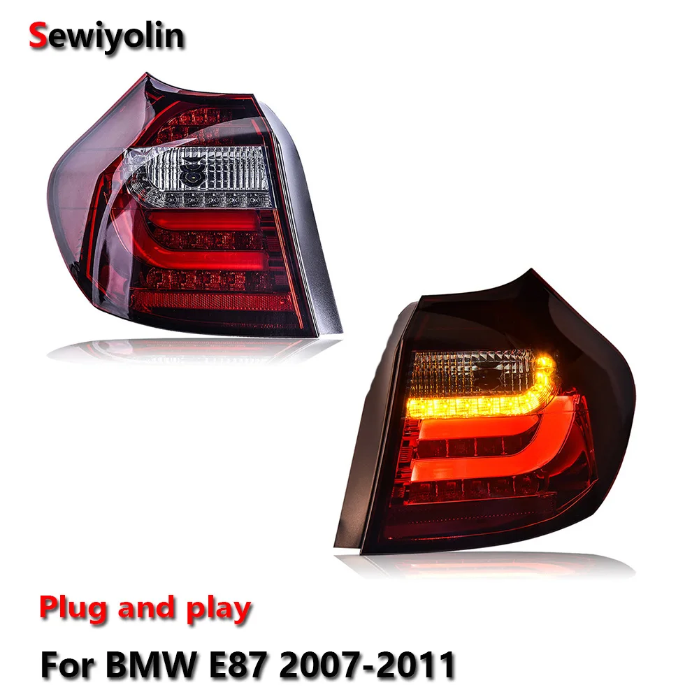 

Car LED Tail Light Assemblies For BMW 1 Series E87 2007-2011 Auto Rear Fog DRL Brake Turn Signal Lamp Plug and Play