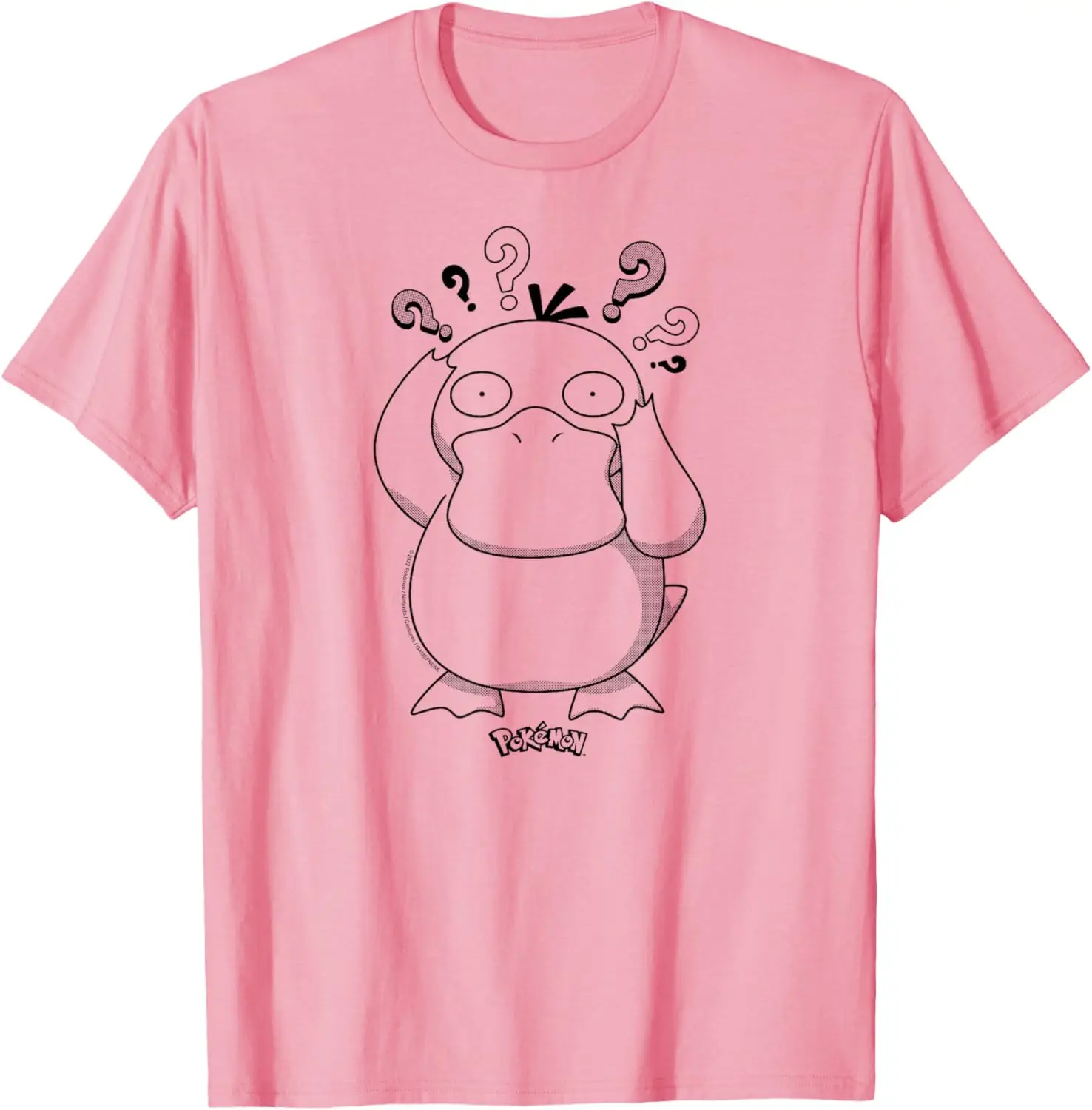 Hot Fashion Casual Pokémon - Psyduck Pattern Funny T-Shirt Men Women Shirt S-6XL