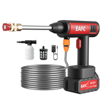EAFC Electric High Pressure Wash Rechargeable Car Wash Gun Cordless Electric Water Gun Foam Machine for Powerful Battery