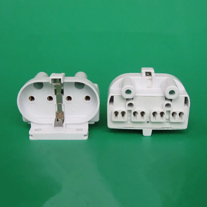 100pcs PC lampholder 2G11 Plastic electric lamp socket;lampholder bulb socket;bulb holder; Fluorescent Lamp holder