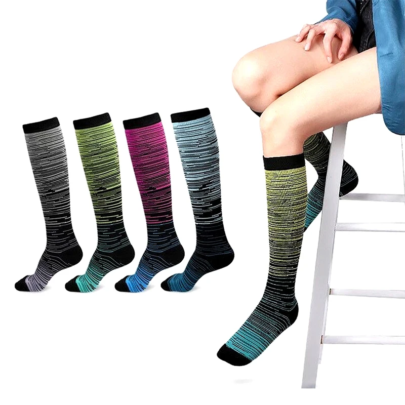 

1Pair Compression Socks for Women & Men Circulation 20-30 MmHg Is Best Support for Athletic Running,Cycling