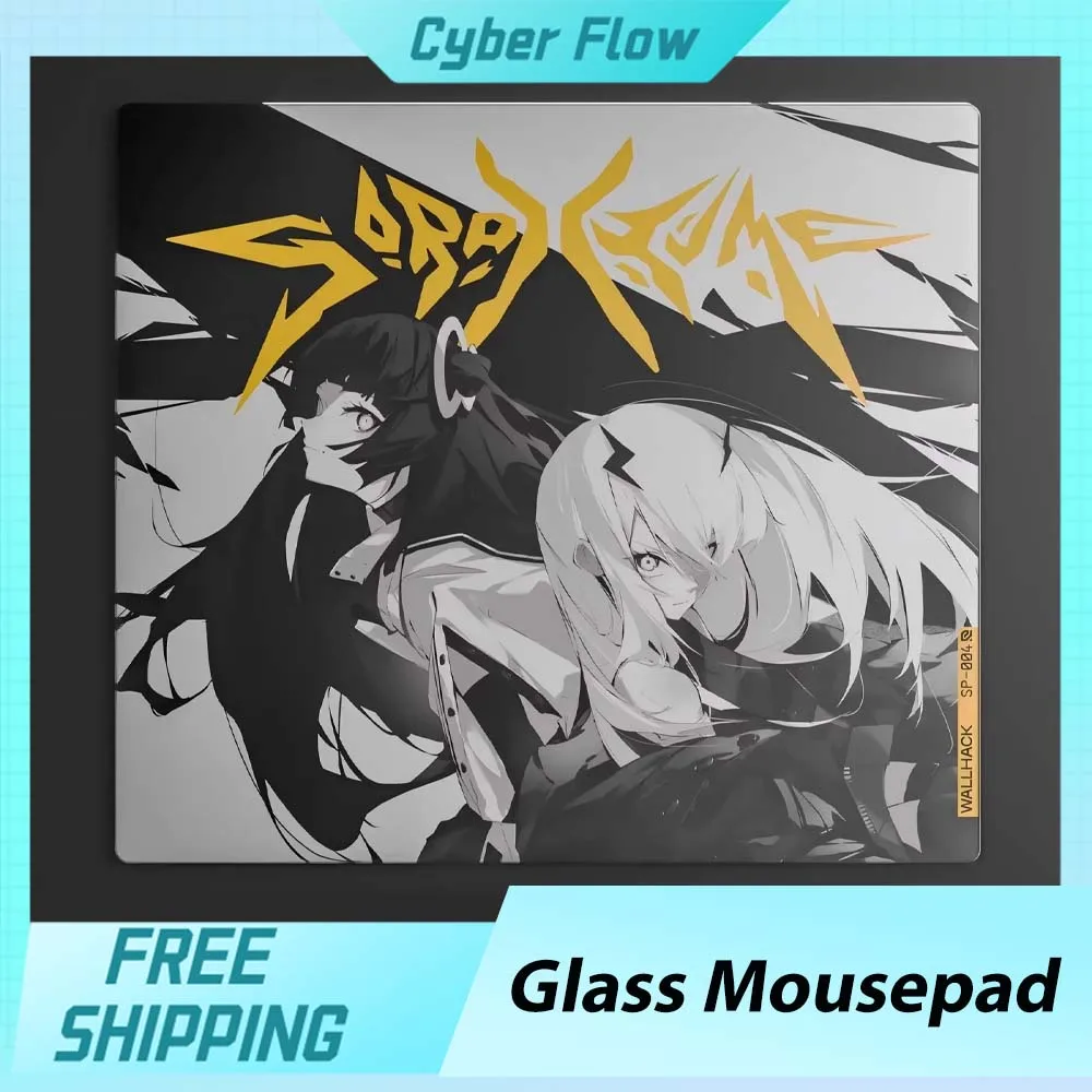Wallhack Glass Mousepad Sp-004twinpad Sorayume Coated Full Coverage Primer Large Desk Mat Limited Edition Customize Not Original