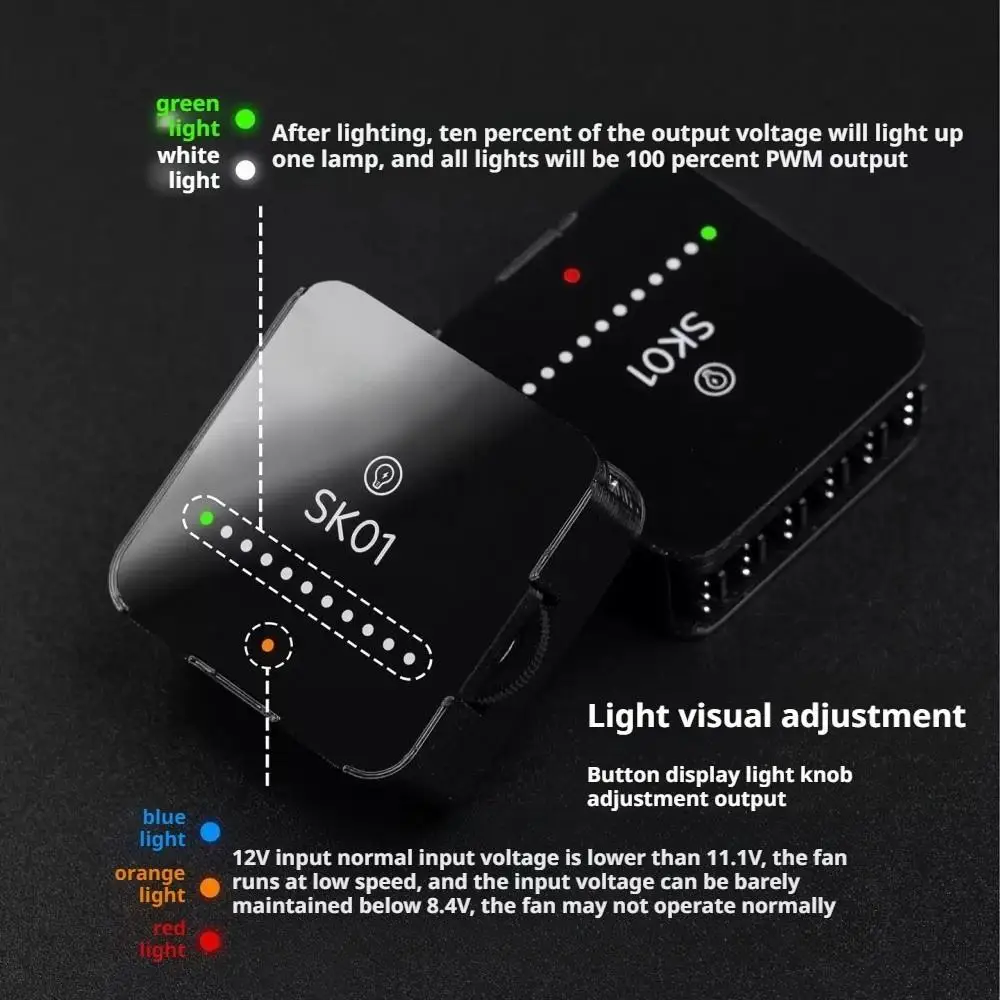ШИМ-регулятор скорости, 4-проводное регулирование скорости вентилятора, водяное охлаждение, 60 Вт, мощный источник питания Tpye-C/DC, регулятор скорости вентилятора, контроллер
