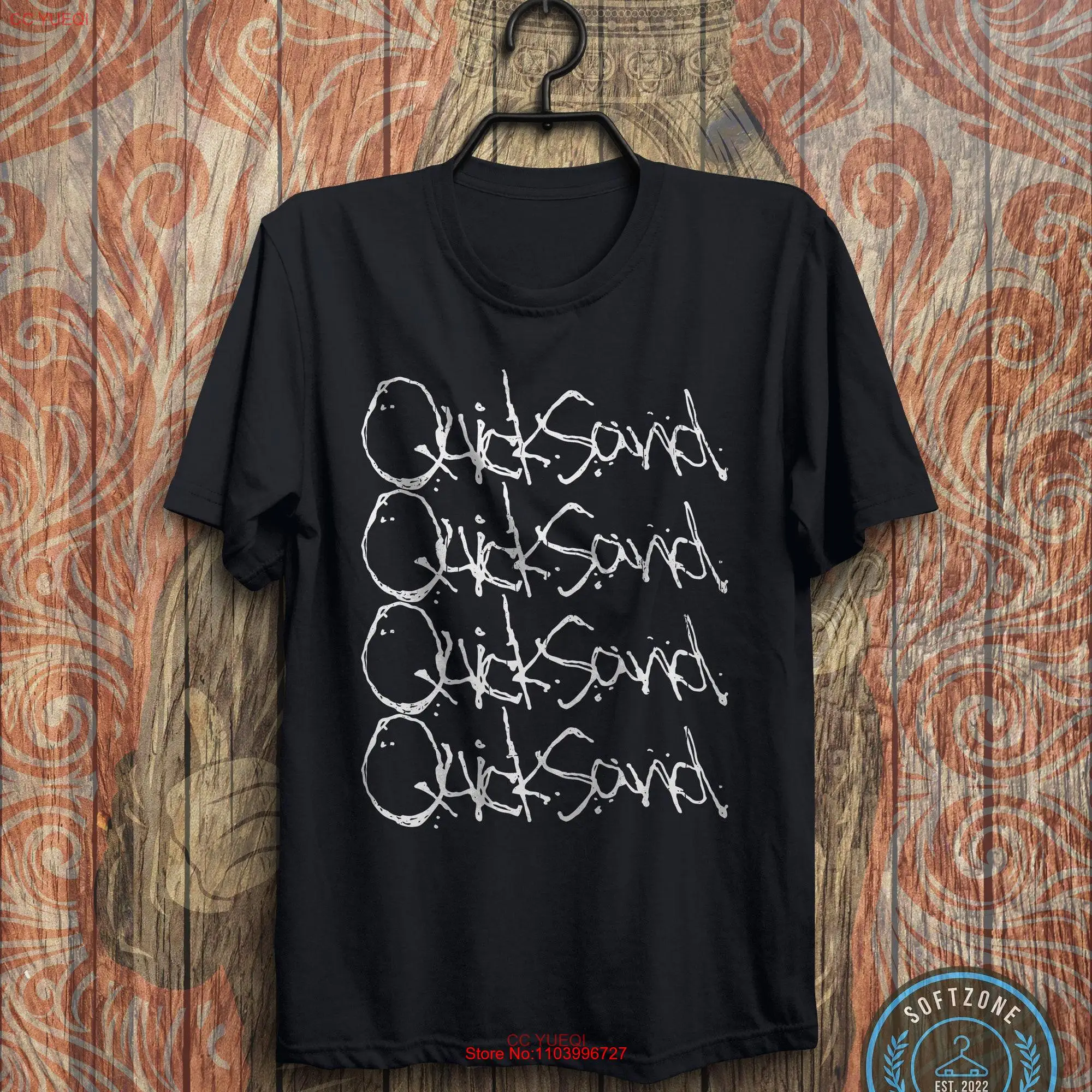 Vintage Quicksand Logo 90's T Shirt Tour Rock Band Music long or short sleeves