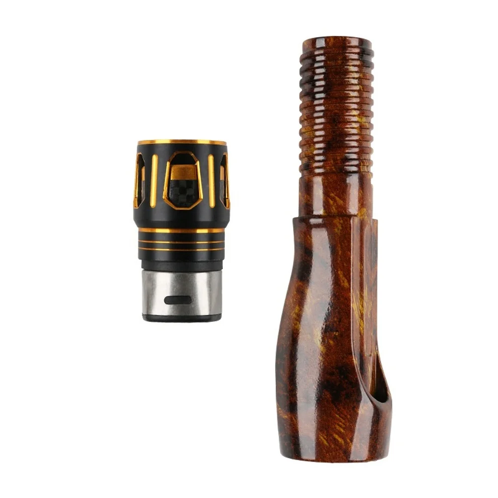 Aluminum Alloy Plastic Fishing Rod Reel Seat DIY Modification Accessories With Adjustable Threaded Inner Tube Four Point Part view 2