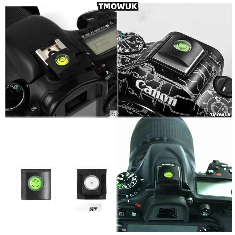 

For NIKON D850 D3000 D5 Z7II D90 D2X D500 D40X D7000 D3200 Hot Shoe Cover Cap DSLR Camera Flash Hot Shoe Bubble Spirit Level Acc