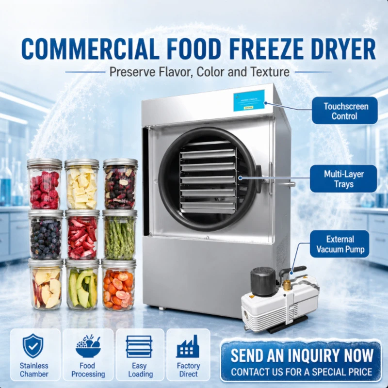 7KG Per Batch Commercial And Dry Machine Freeze Dryer