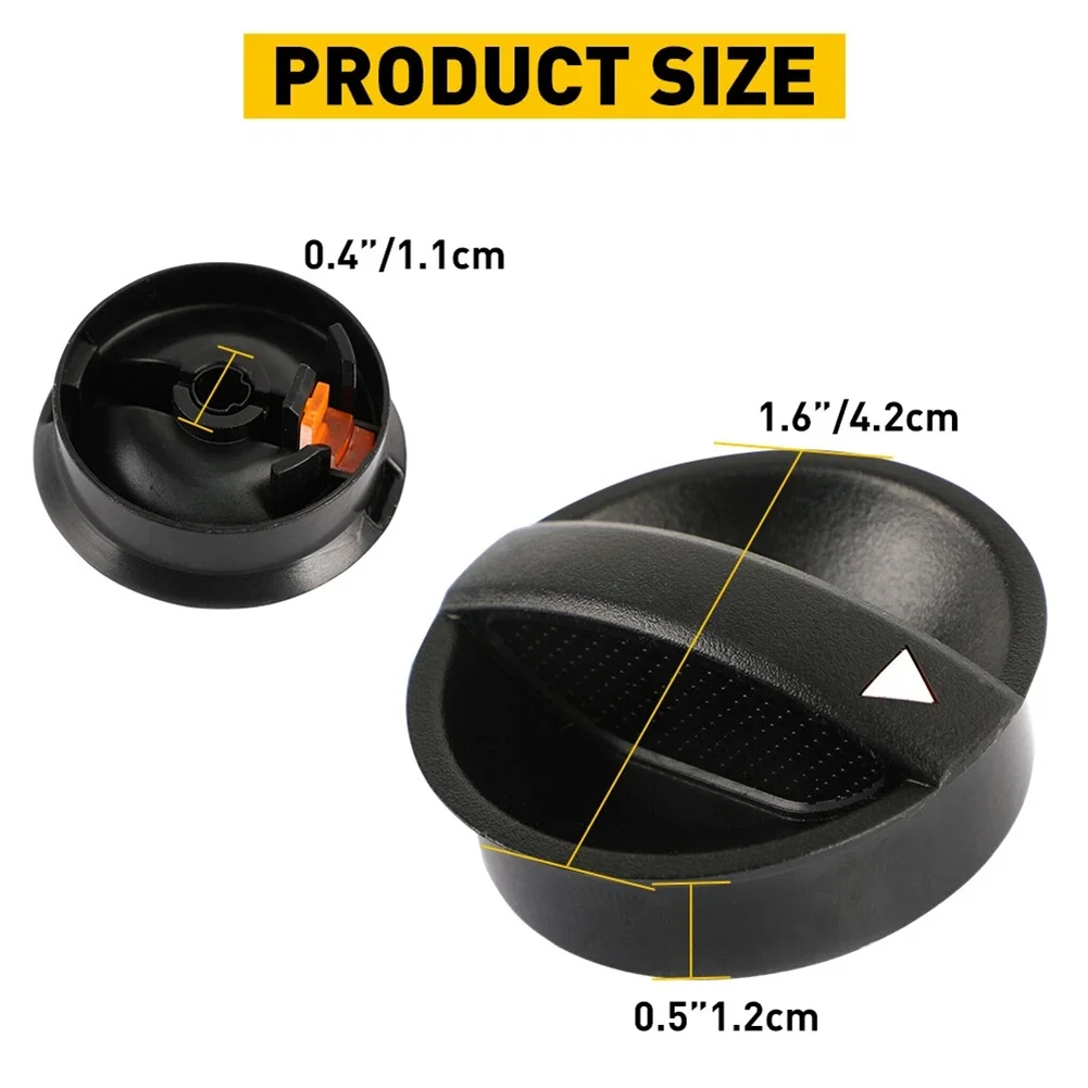 3Pcs Car AC Climate Control Knob Switch For Toyota For Tacoma 05-11 Oem Part Number 55900-04020 Replacement Car Accessories