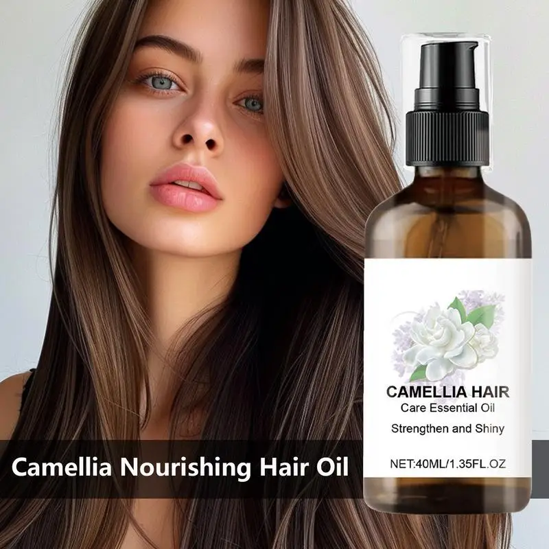 40ml Camellia Essentiall Oil Camellia Hair Strengthening Repairing Oil Nourishing Repairing Damaged Hair Oil Prevents Hair Loss